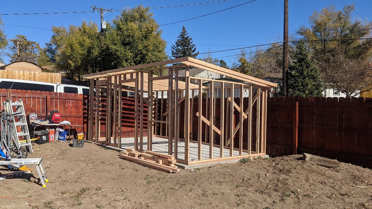 Custom Shed Construction for Happy Home Projects Co-op in Lakewood, CO