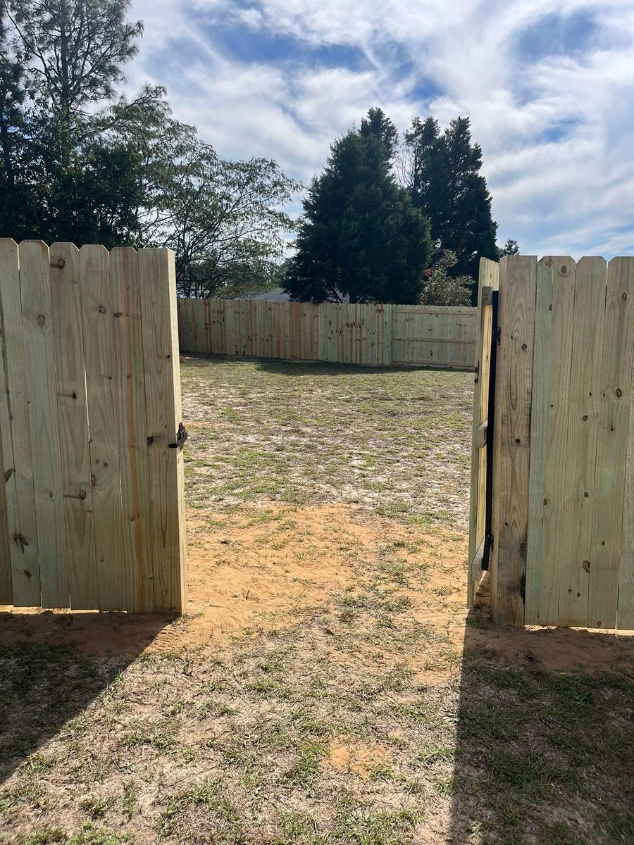 Fence Installation for JB Nealy Fence in Elgin, SC
