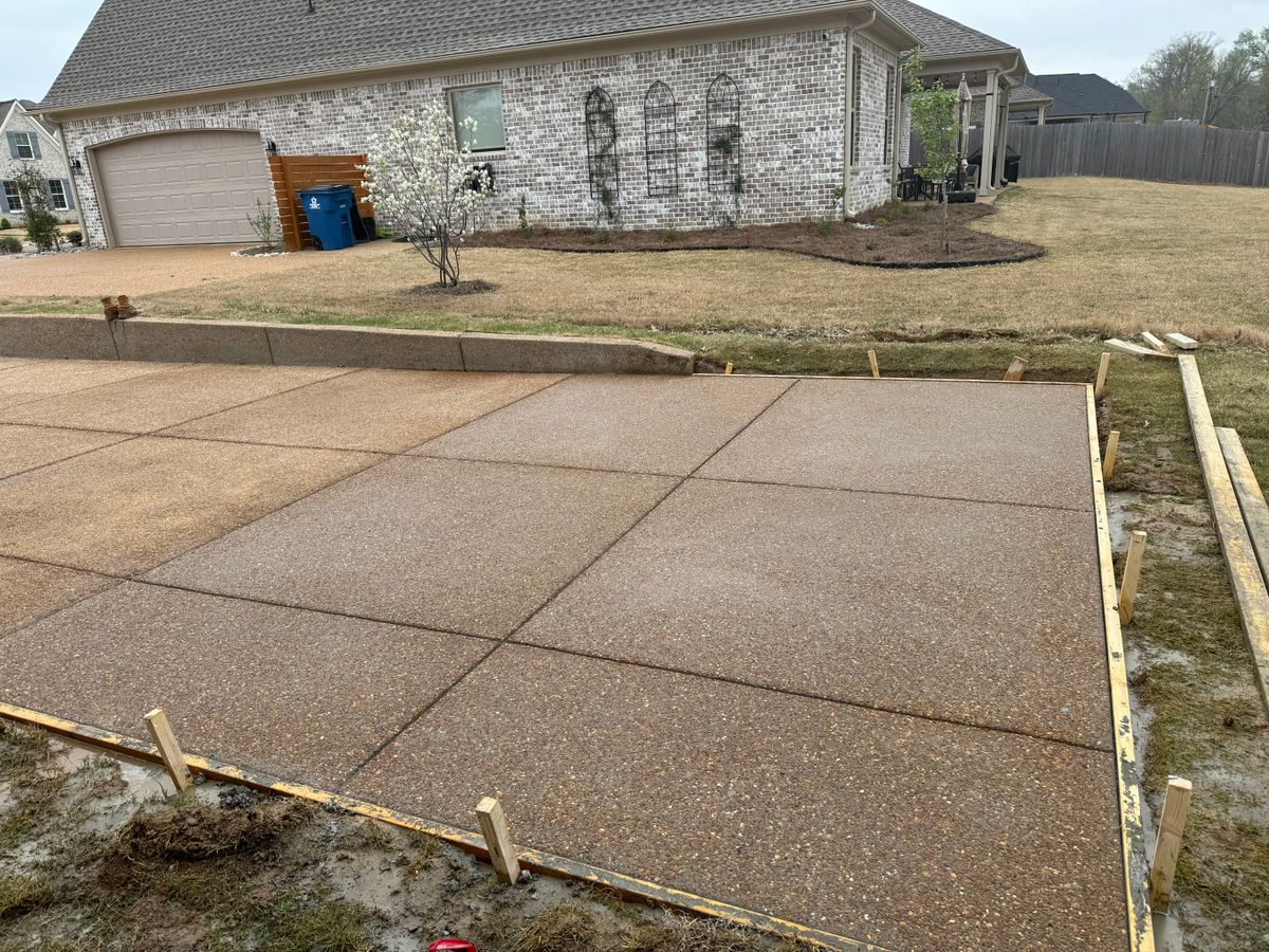 Concrete Slab Construction for Ramsey Concrete Construction in Covington, TN