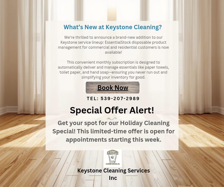 Commercial Cleaning for Keystone Cleaning Services Inc. in Dewey, OK