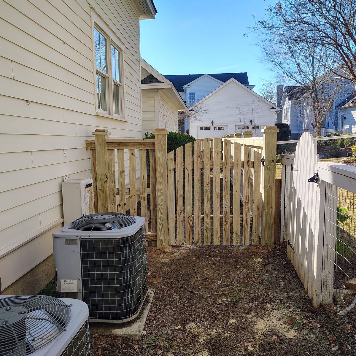 Wood Fence Installation for JB Nealy Fence in Elgin, SC