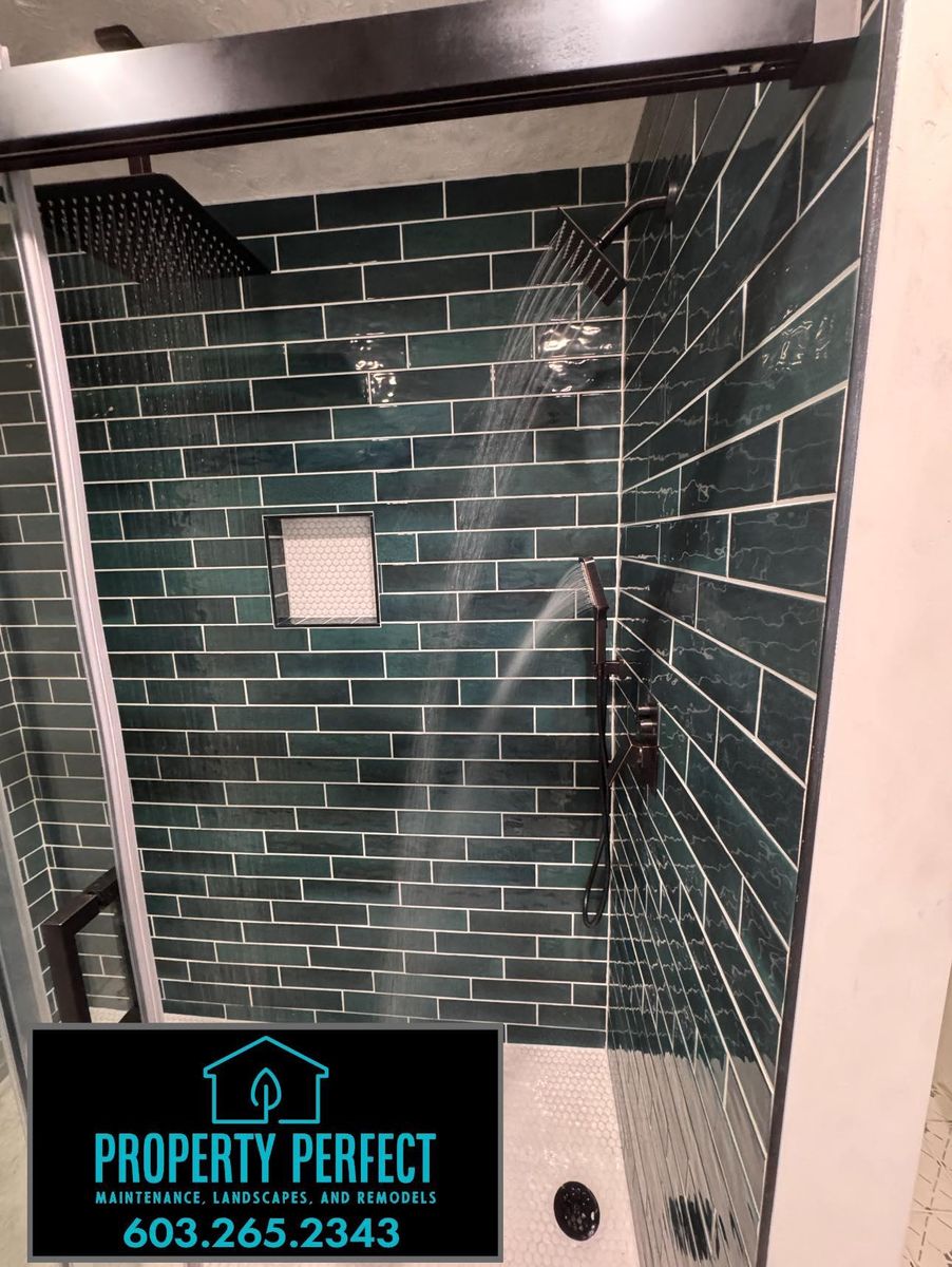 Bathroom Remodel for Property Perfect LLC in Goffstown, NH