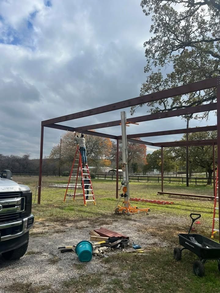 Concrete Construction for King Services in Seguin, TX