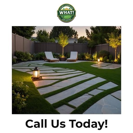 Landscape Lighting for WHAT! Luxury Landscapes, LLC. in Chandler, AZ