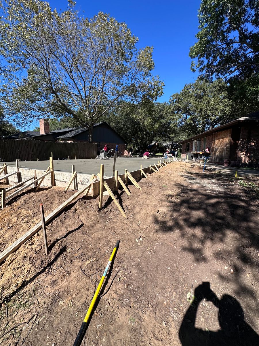 Concrete Slab Construction for Concrete Jungle in Dallas, TX