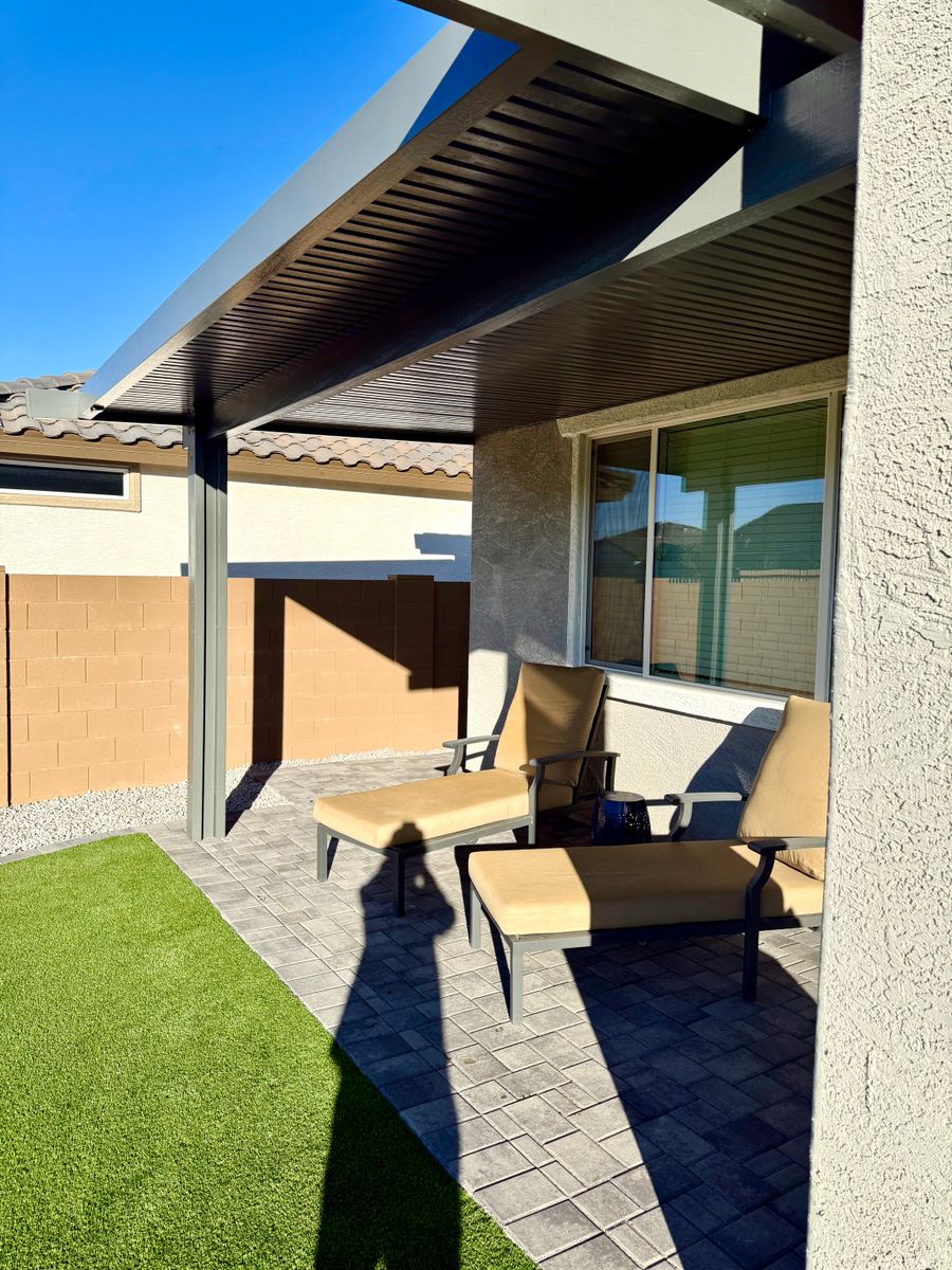 Alumawood Pergolas for Zeescapes Design Concepts in Mesa, AZ