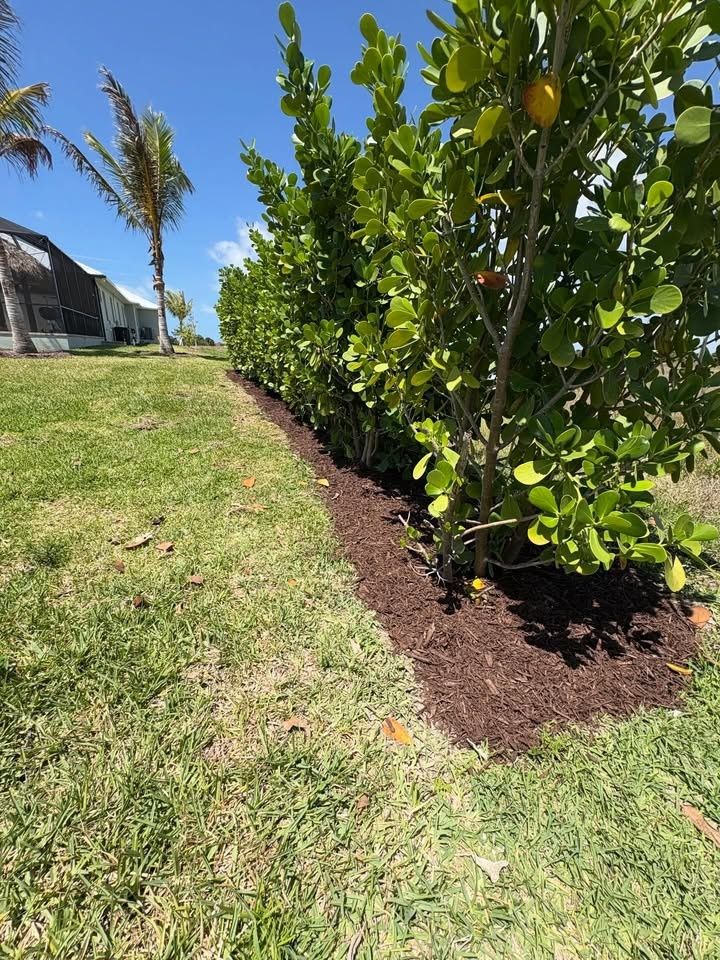 Mulch Installation for R&R GreenWorks in North Port, FL