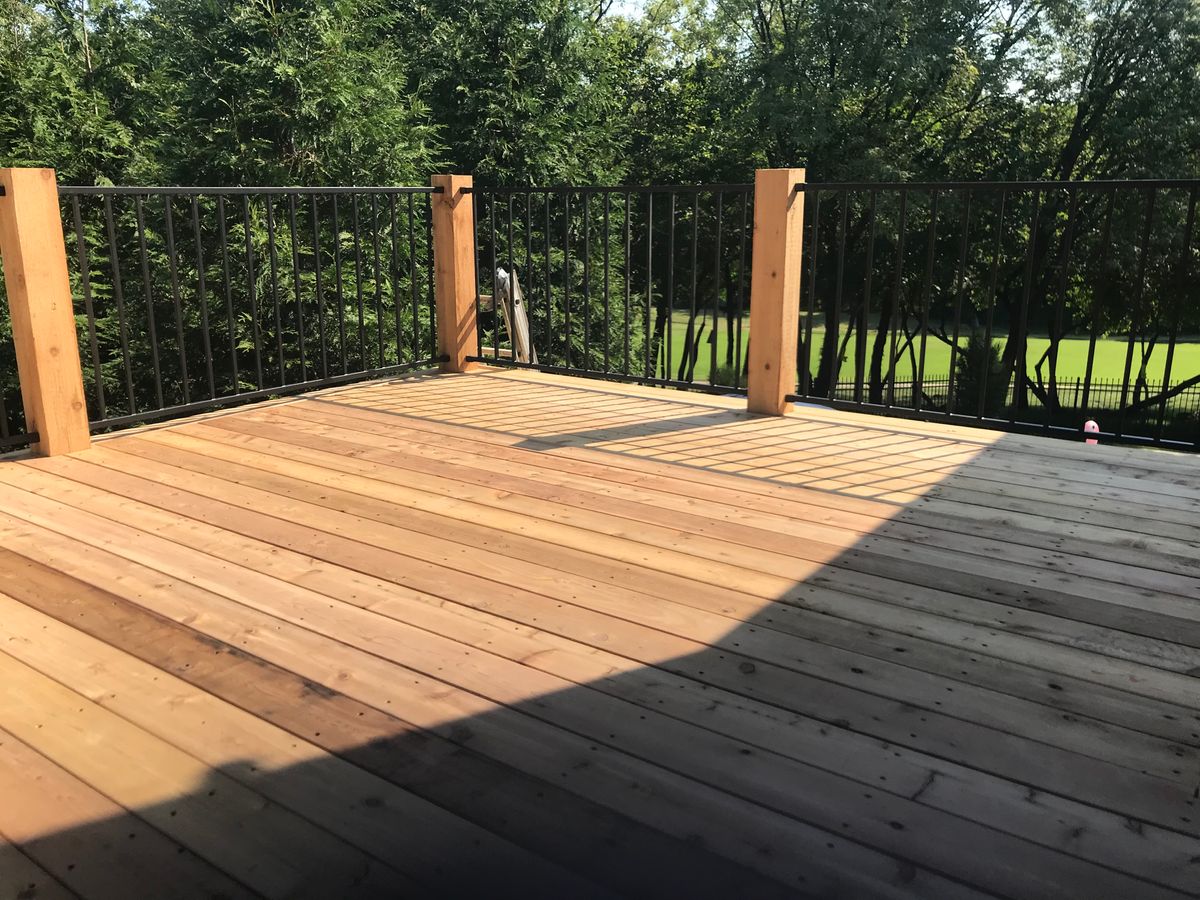 Deck & Patio Installation for Midwest Framing in Lawrence, KS