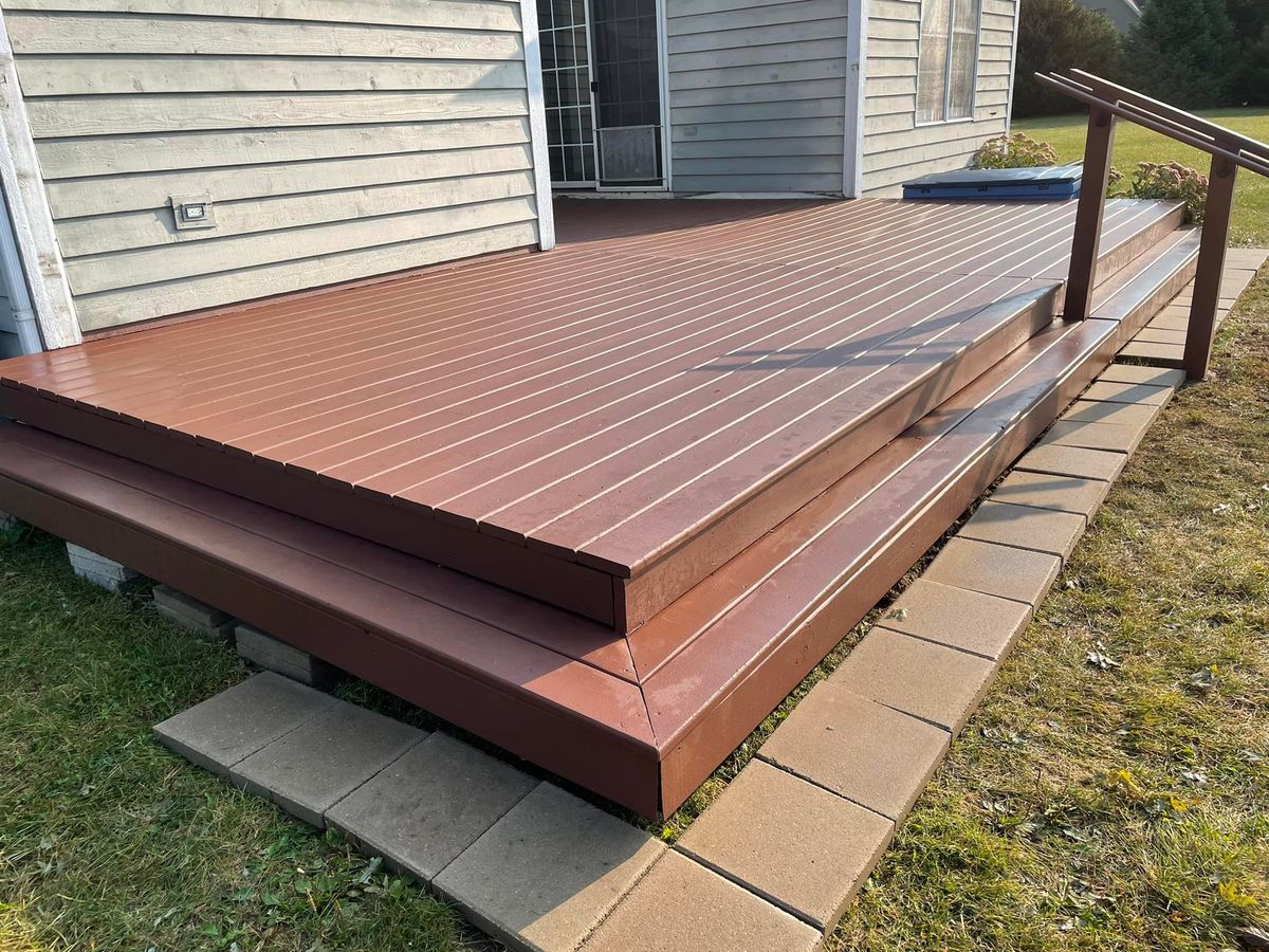 Deck Installation for Next Generation Enterprises in Oswego, IL