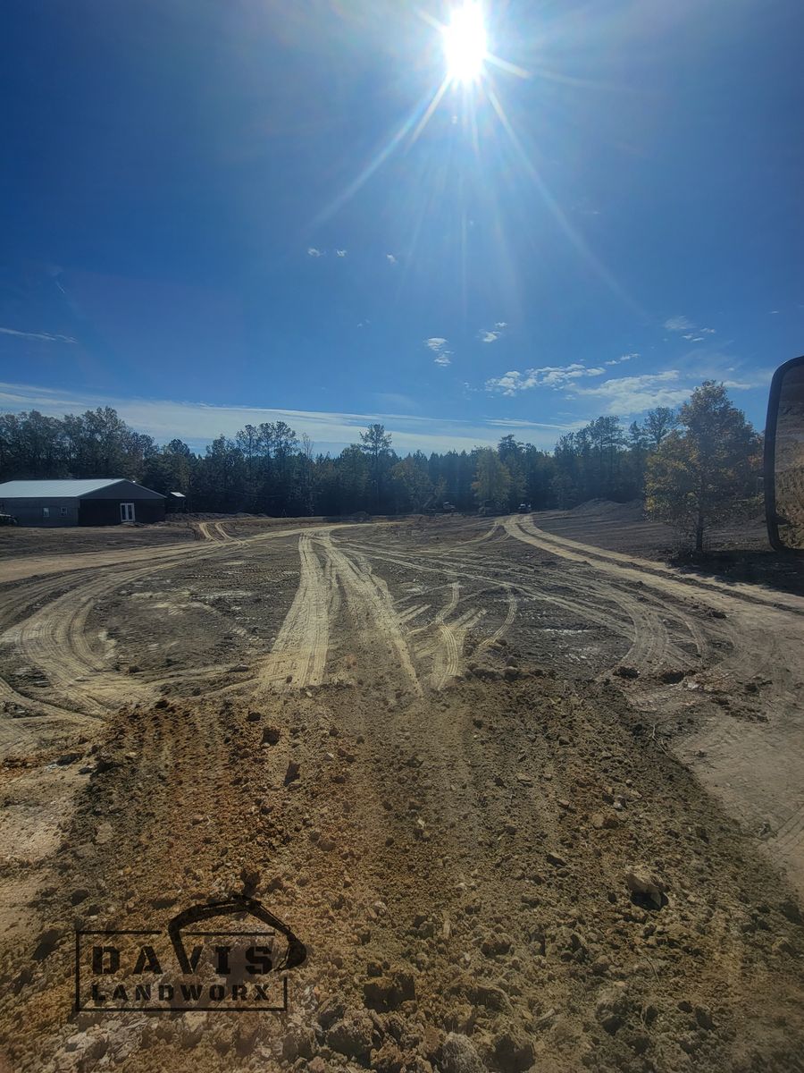 Excavation for Davis Landworx in Clanton,  AL