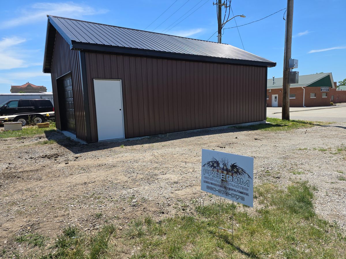 General Contracting for Freedom Excavating in Ludlow, MO