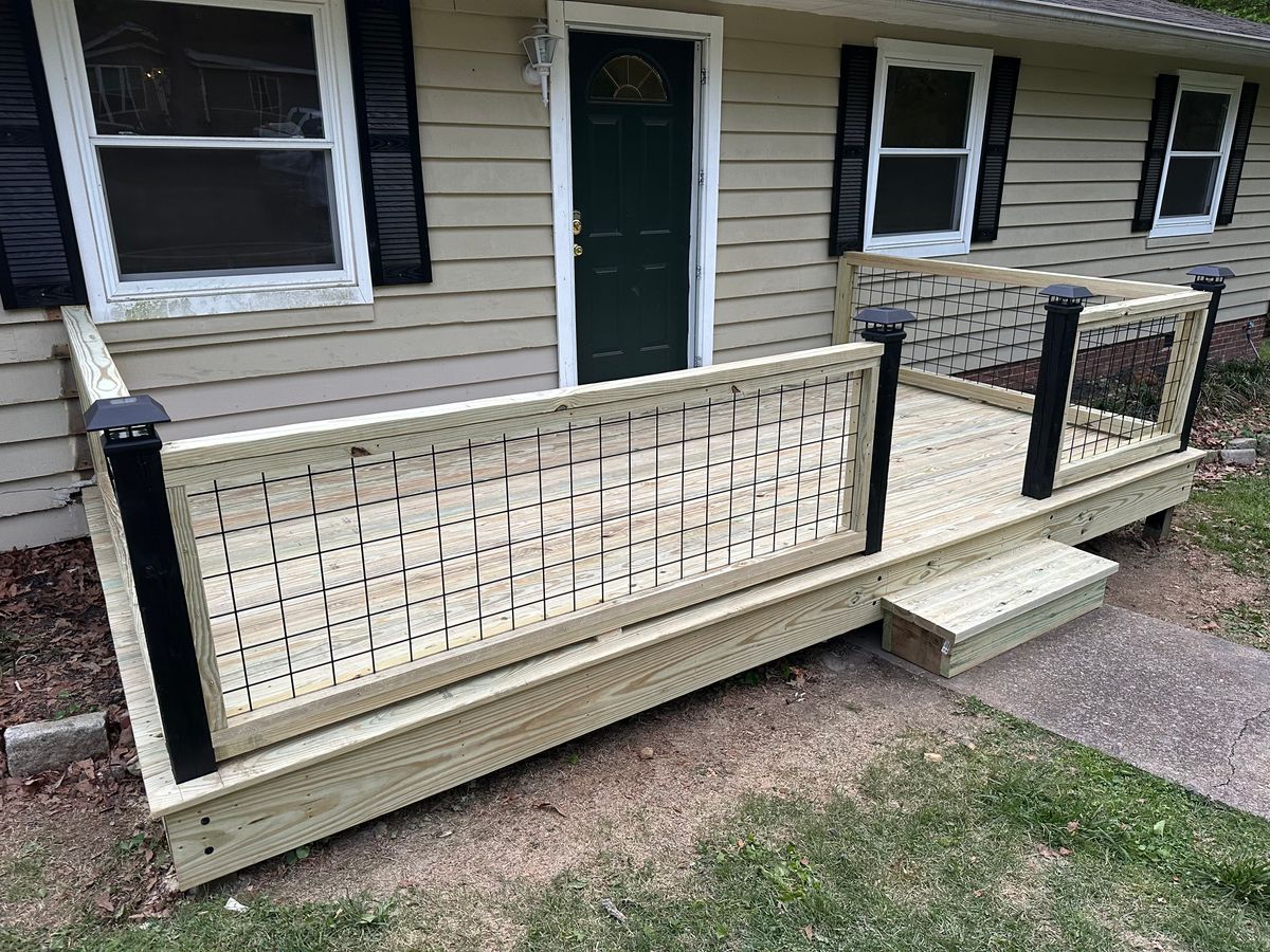 Deck & Patio Installation for T. Owen Henshaw Construction in Chattanooga, TN