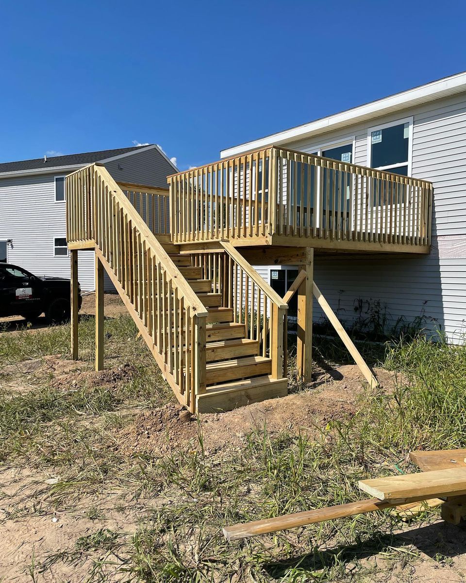 Deck & Patio Installation for Jurek Construction in Ann Arbor, MI