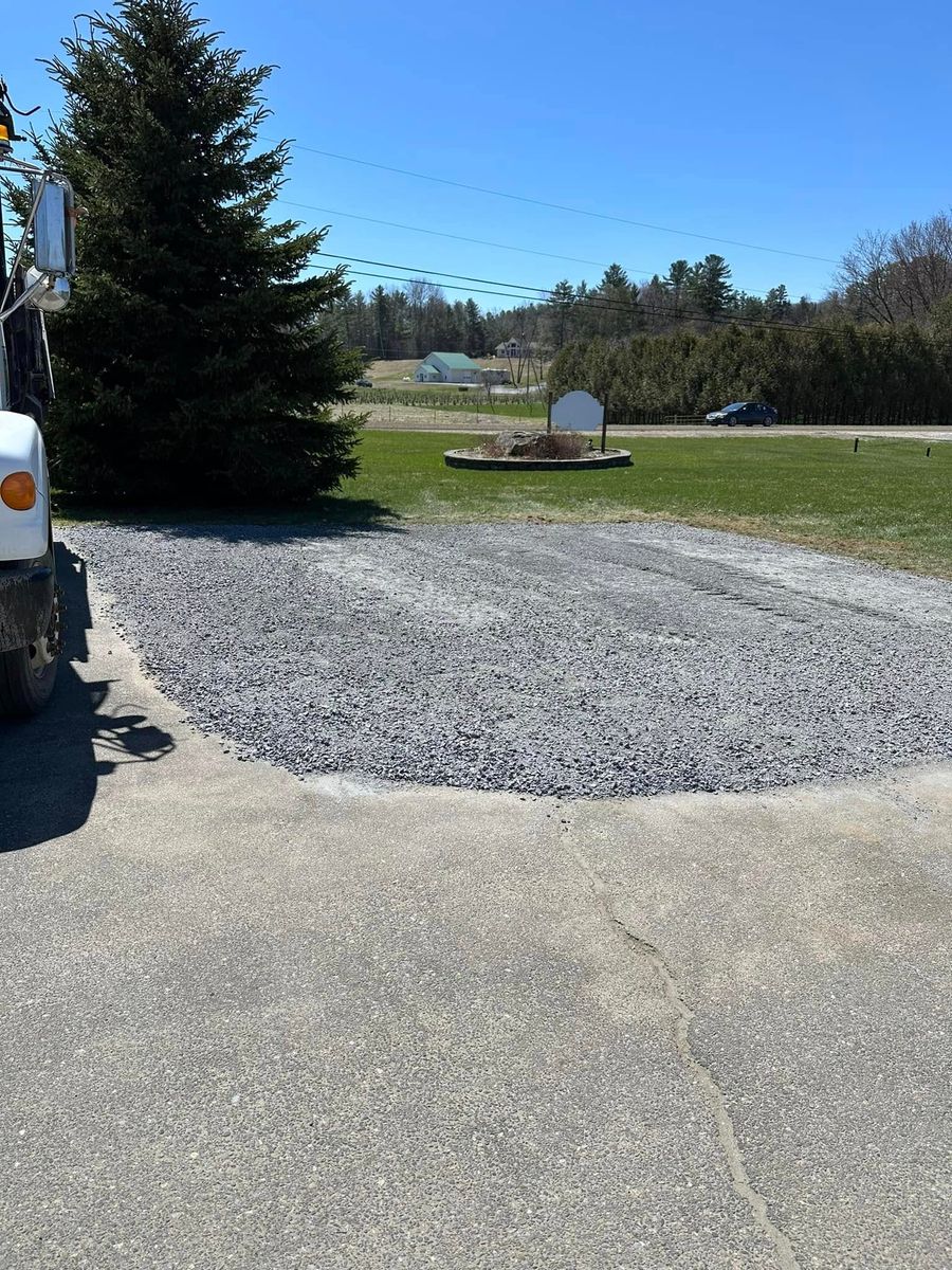 Property Grading for TBC Custom Trades in West Burke, VT