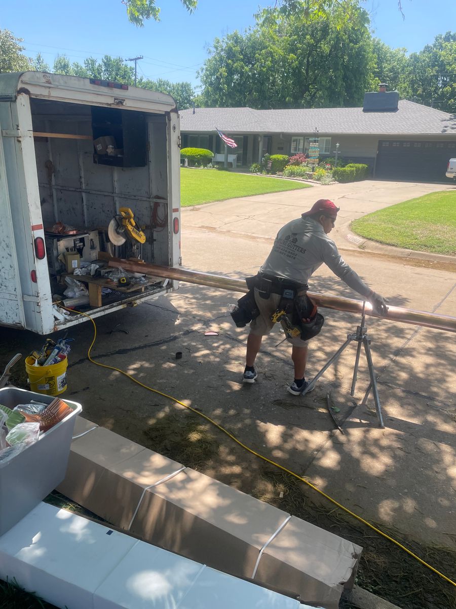 Gutter Installation for Skyline Gutters & Co in Yukon, OK