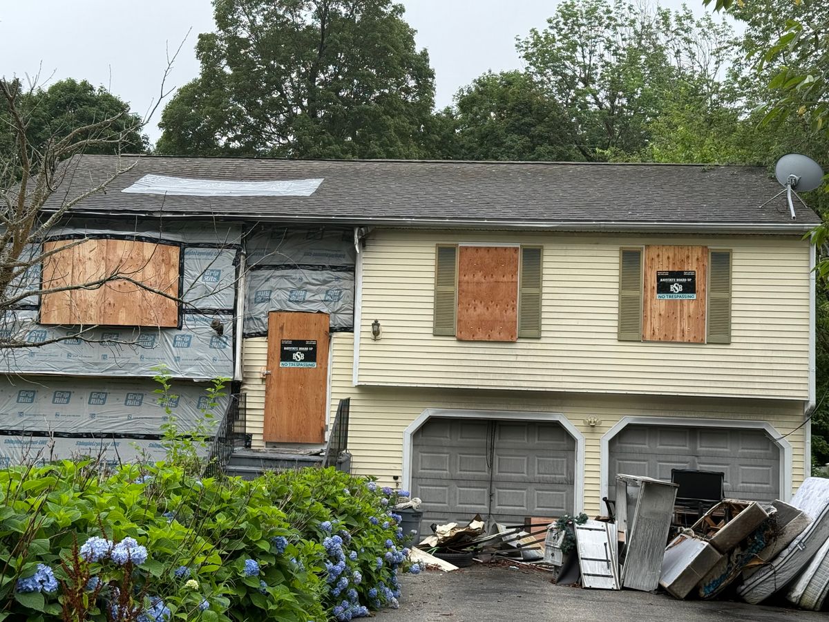 House demolition for Quality Demo Services LLC in Lawrence, MA