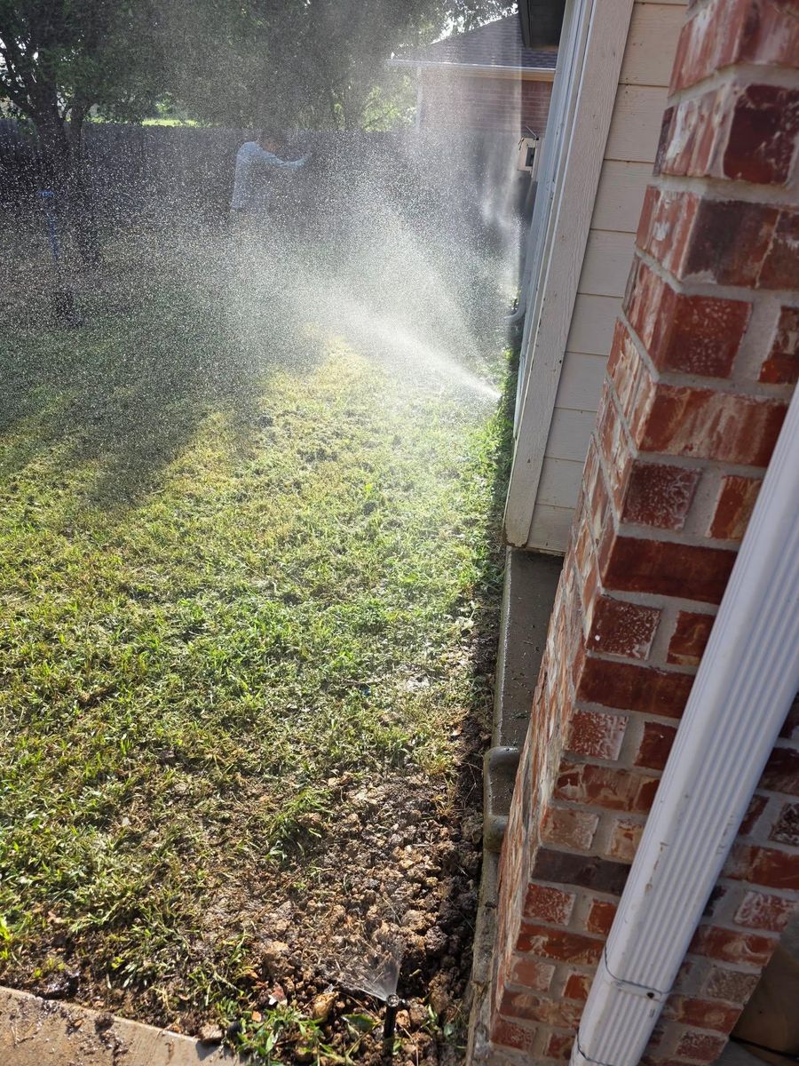 Irrigation System Installation for Romero's Irrigation & Landscaping LLC in Fort Worth, TX
