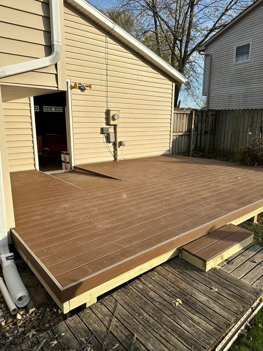 Deck & Patio Builds for Ironwood Contracting in Lafayette, IN