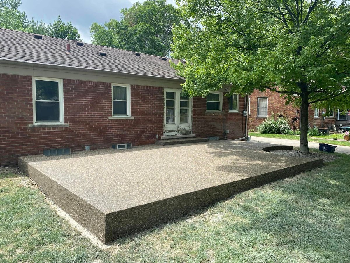 Patio Design & Installation for Deerbrook Construction in Pontiac, MI