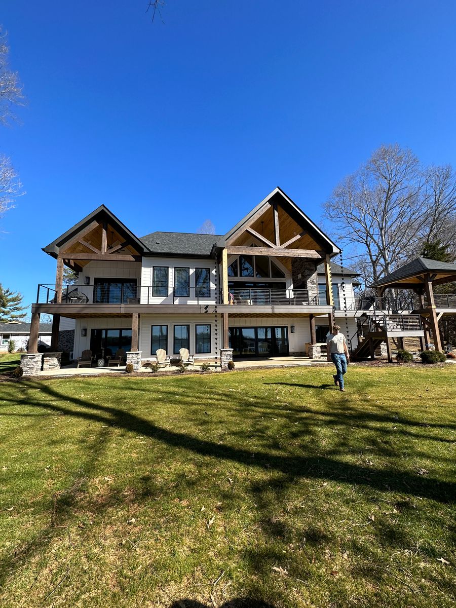 Custom Decks and Covered Porches for G.S. Home Solutions in Bedford County, VA