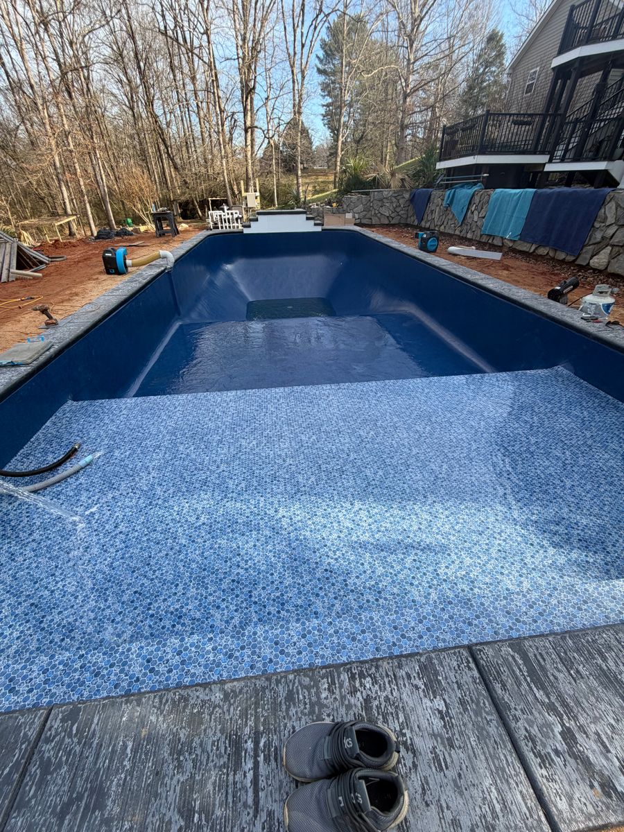Pool Liner for ZRS Pools and Construction in Granite Falls, NC