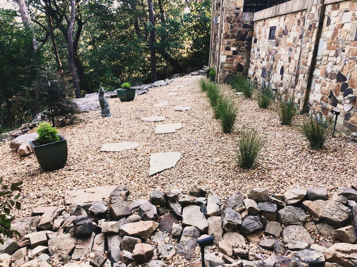 Natural Stone Hardscape for CSS Renovations in Huntsville, AL