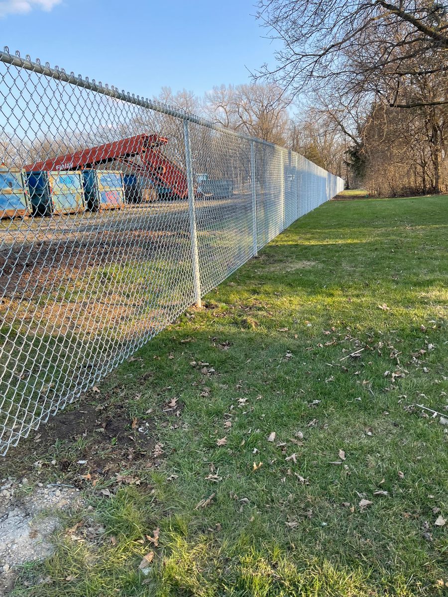 Commercial Fence Installation for 5-Star Fencing in McHenry, IL