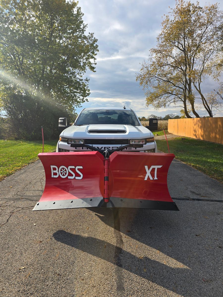 Salting for Tingley's Green Land Services in Springfield, Ohio