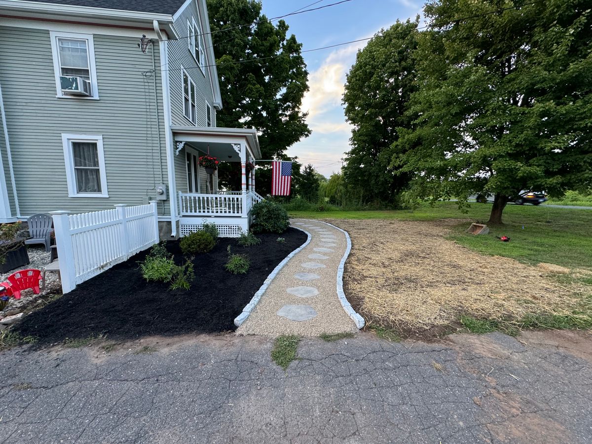 Hardscaping for Lennon Land Management in Suffield, CT