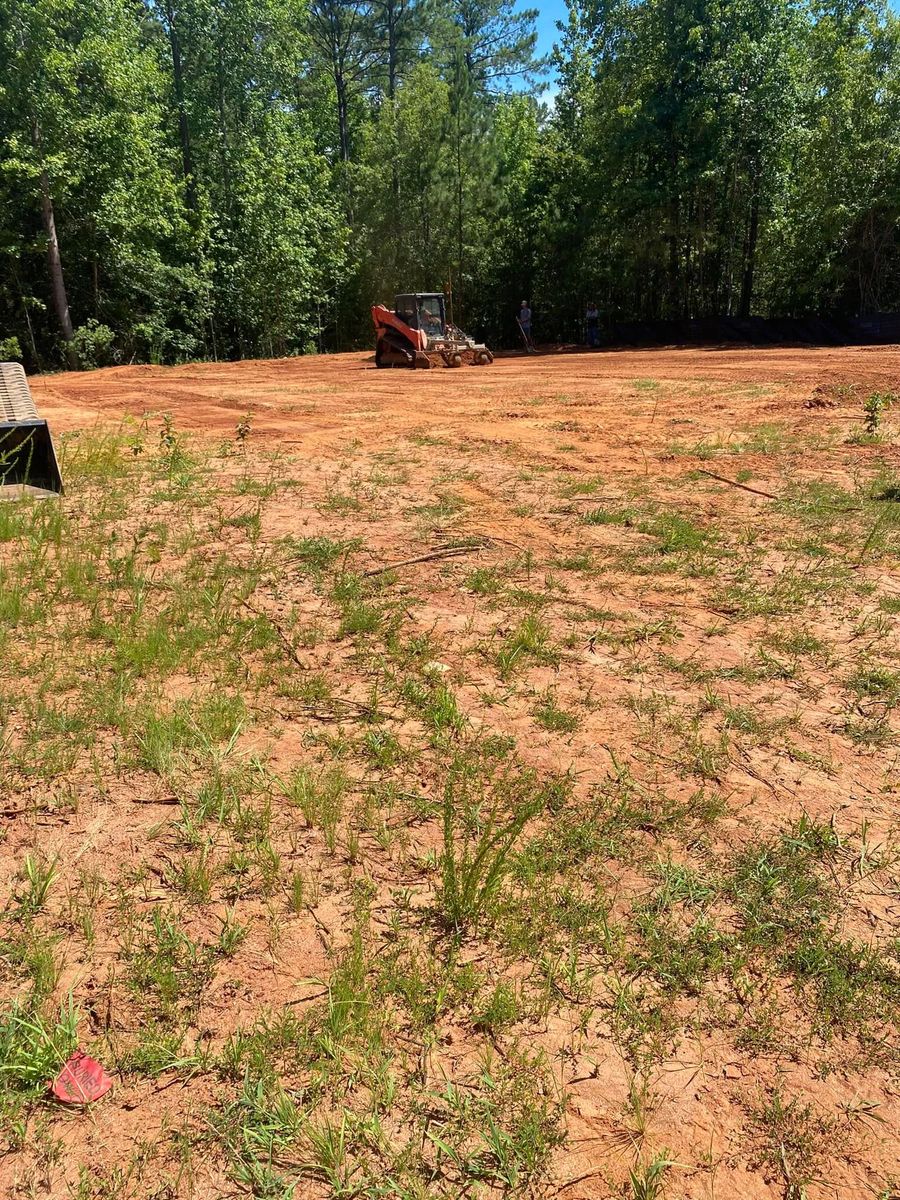 Land Grading for Lawn Pro Landscape in Milledgeville, GA