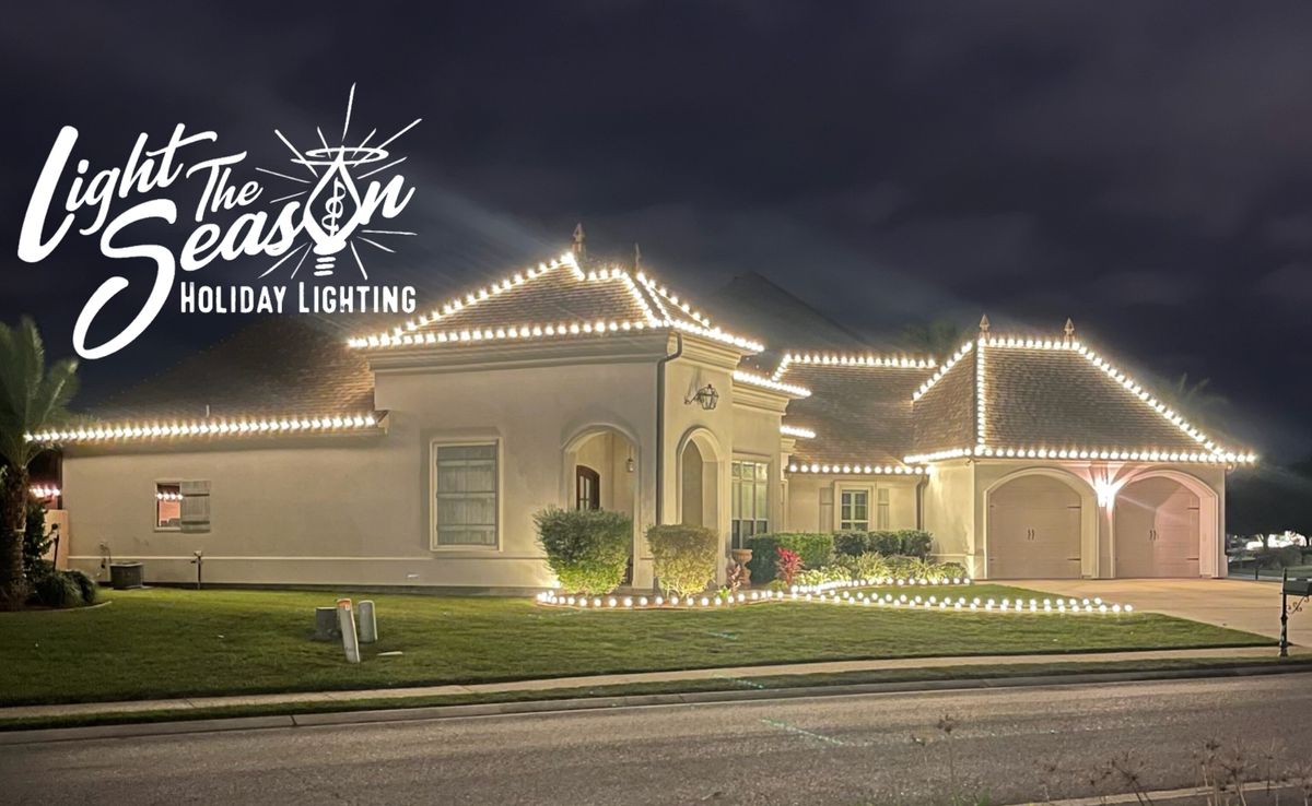 Christmas light Design for Light The Season in Lafayette Parish,  LA