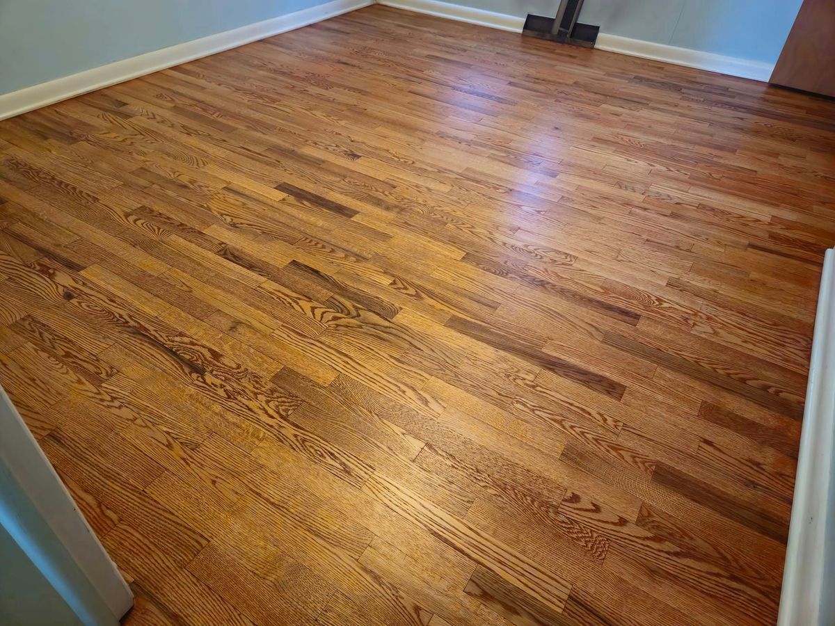 Refinish Old Hardwood for AVance Flooring in Bridgman, MI