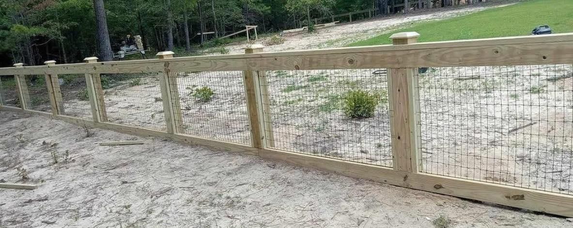 Fence Installation for JB Nealy Fence in Elgin, SC