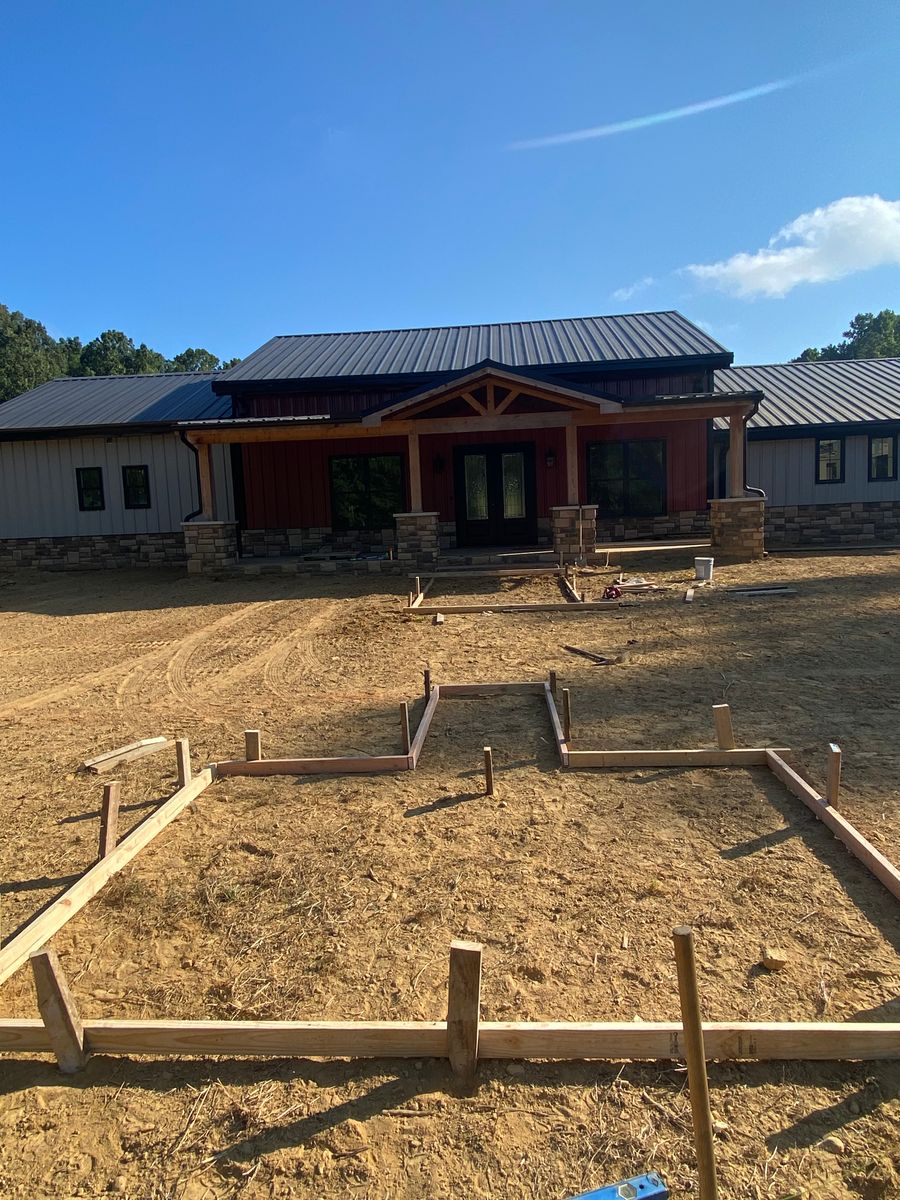 Concrete Slab Construction for Sam's Concrete & Masonry in Hernando, MS