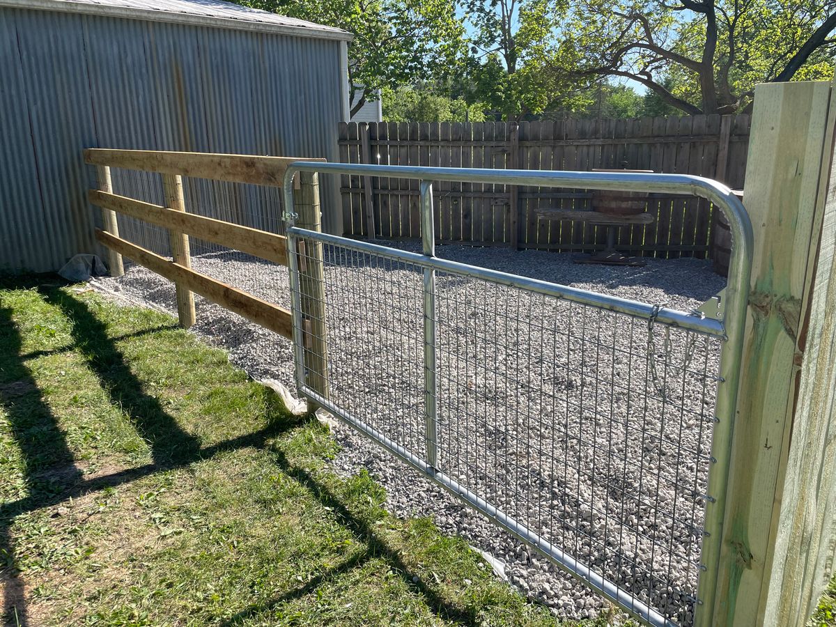 Fence Installation for TMF Services in Lapeer County, MI