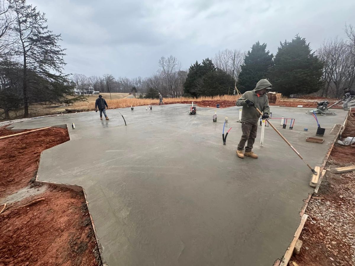 Concrete Foundations for The Amazing Concrete LLC in Roanoke, VA