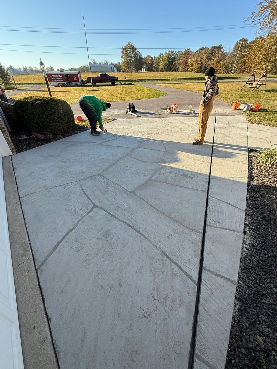 Driveways & Sidewalks for Whitfield Concrete Construction in Solsberry, IN