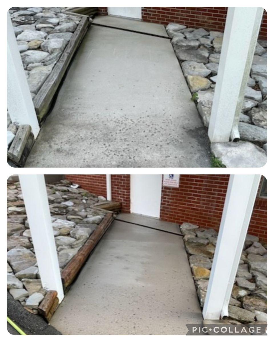 Driveway and Sidewalk Cleaning for Cumberland Gap Pro Wash LLC in Harrogate, Tennessee