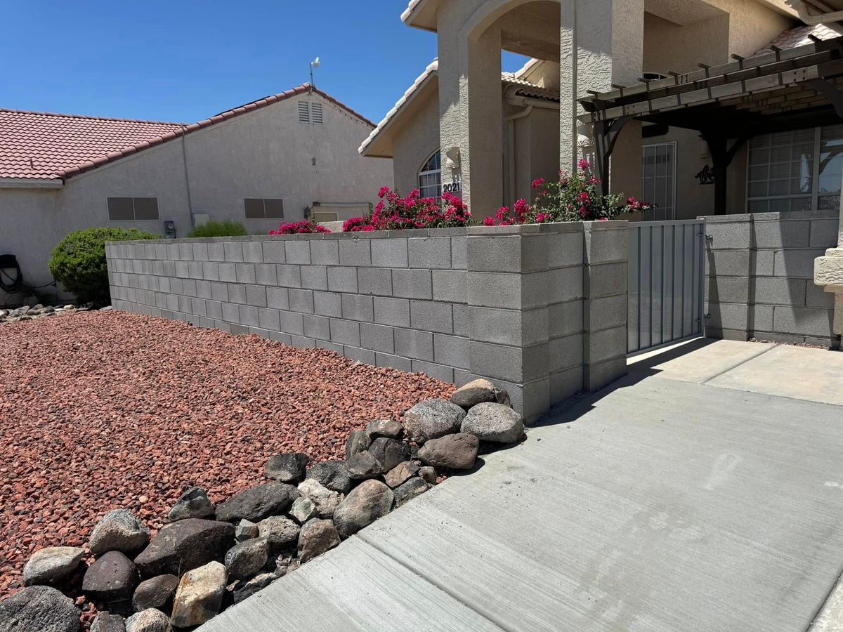 Block Installation for Brothers Quality Construction in Fort Mohave, AZ