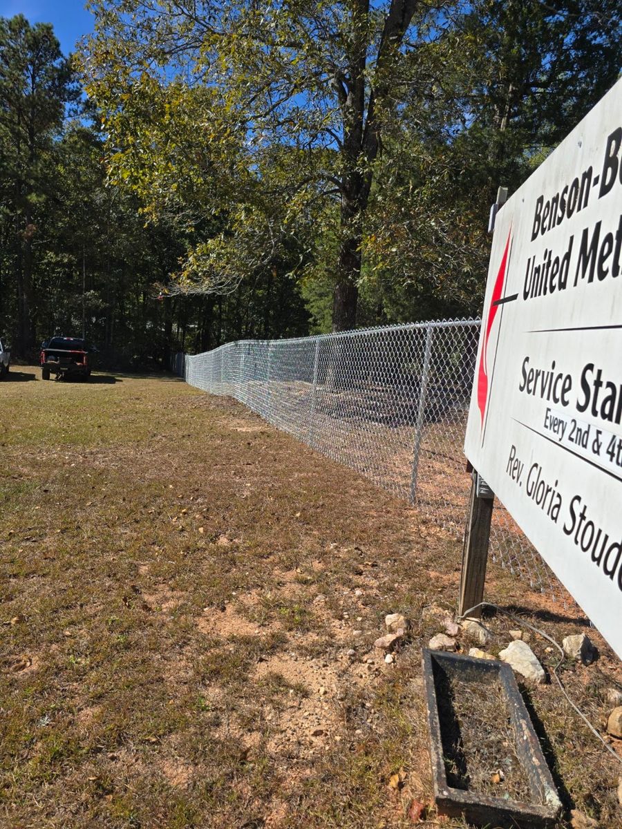 Fence Installation for Coosa Valley Fence and Deck in Sylacauga, AL