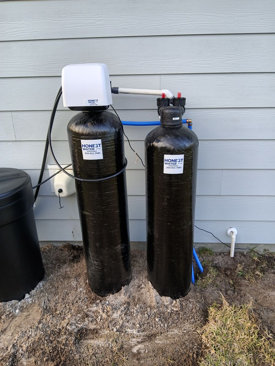 Water Softening System Installation for Honest Water of the Panhandle in Port St. Joe, FL