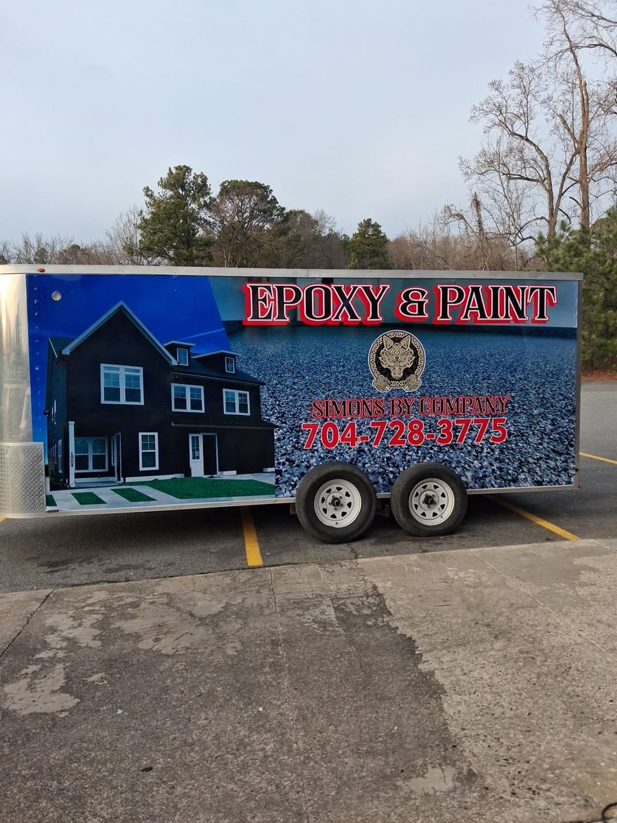 Epoxy Floor Coatings for Epoxy And Painting Simons By Company in Greensboro, NC