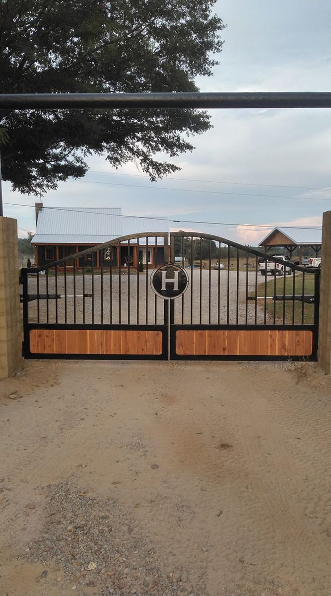 Gate Installation for Harmon's Ironwork & Fabrication LLC  in Georgia,  