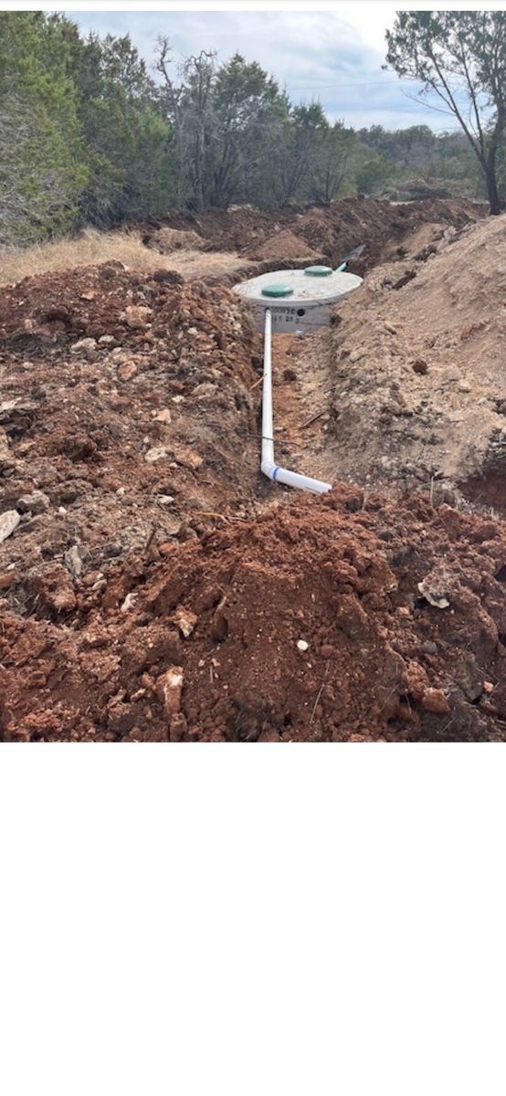 Site Preparation for Evant Backhoe & Construction in Evant, TX