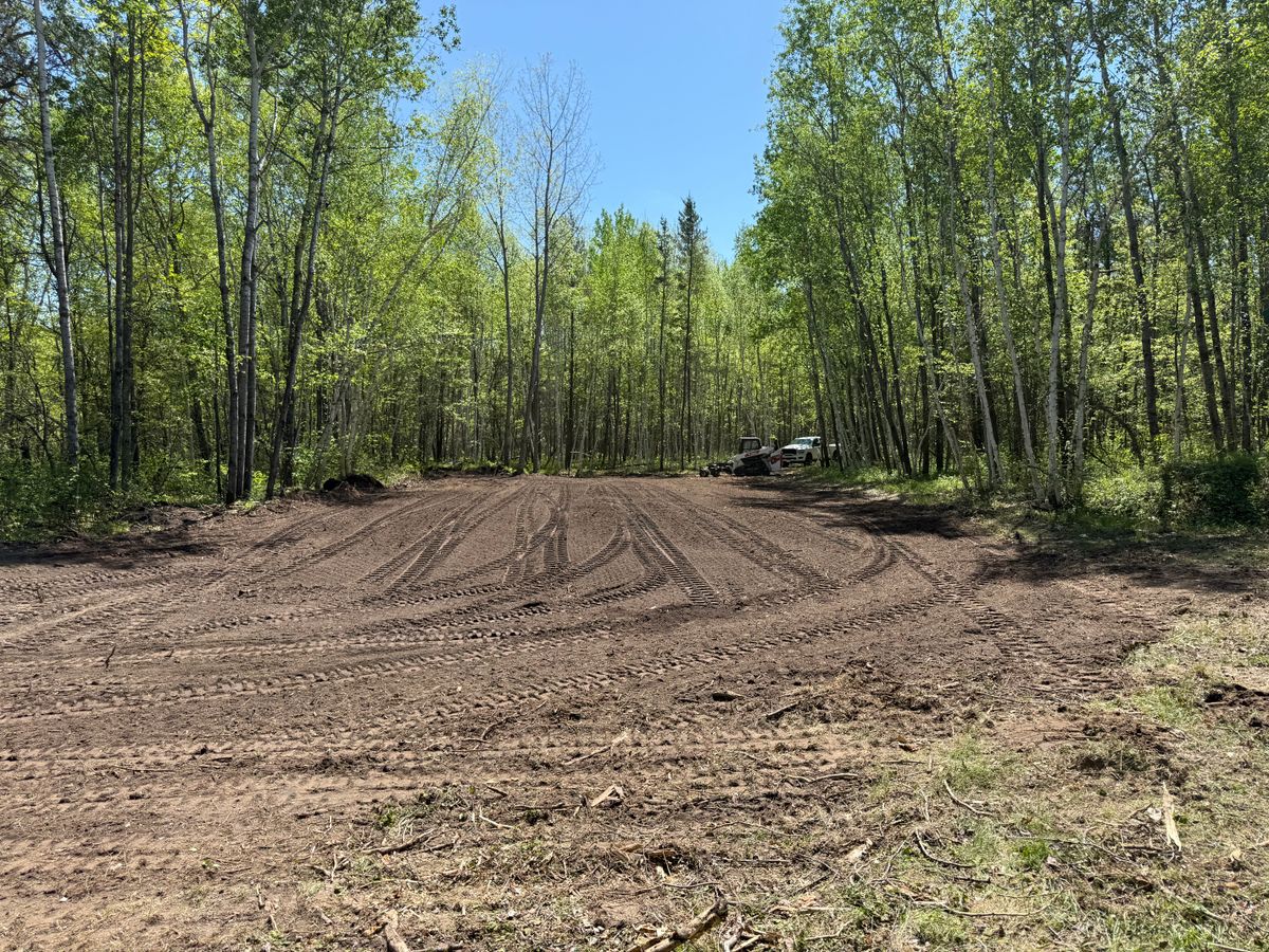 Site Leveling and Grading for Northern Summit Landworks in Little Falls, MN