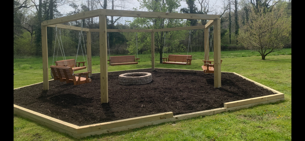 Outdoor Living Space Design  for The Whole 9 Yards Landscape VA in Heathsville, VA