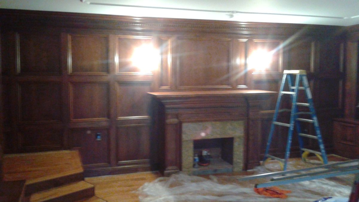 Staining interior for Four Seasons Painting LLC  in Youngstown,  OH