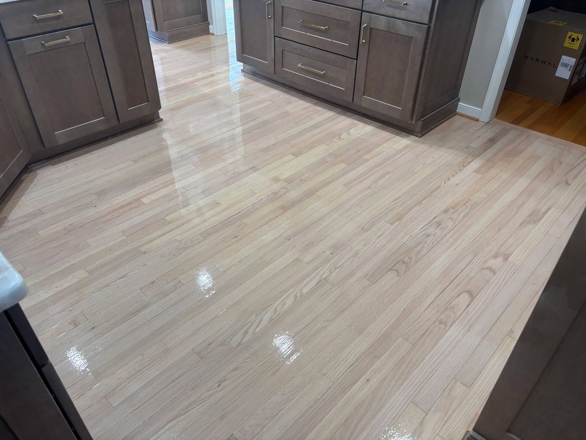 Refinishing hardwood flooring for Jason Tench Flooring LLC in Richmond, VA
