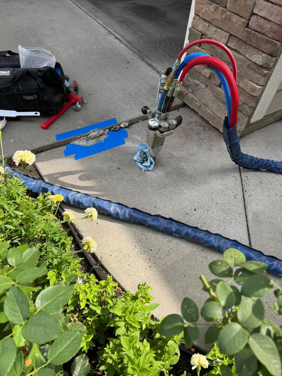 Crack Sealing for KAT Concrete Lifting in Sidney, MT