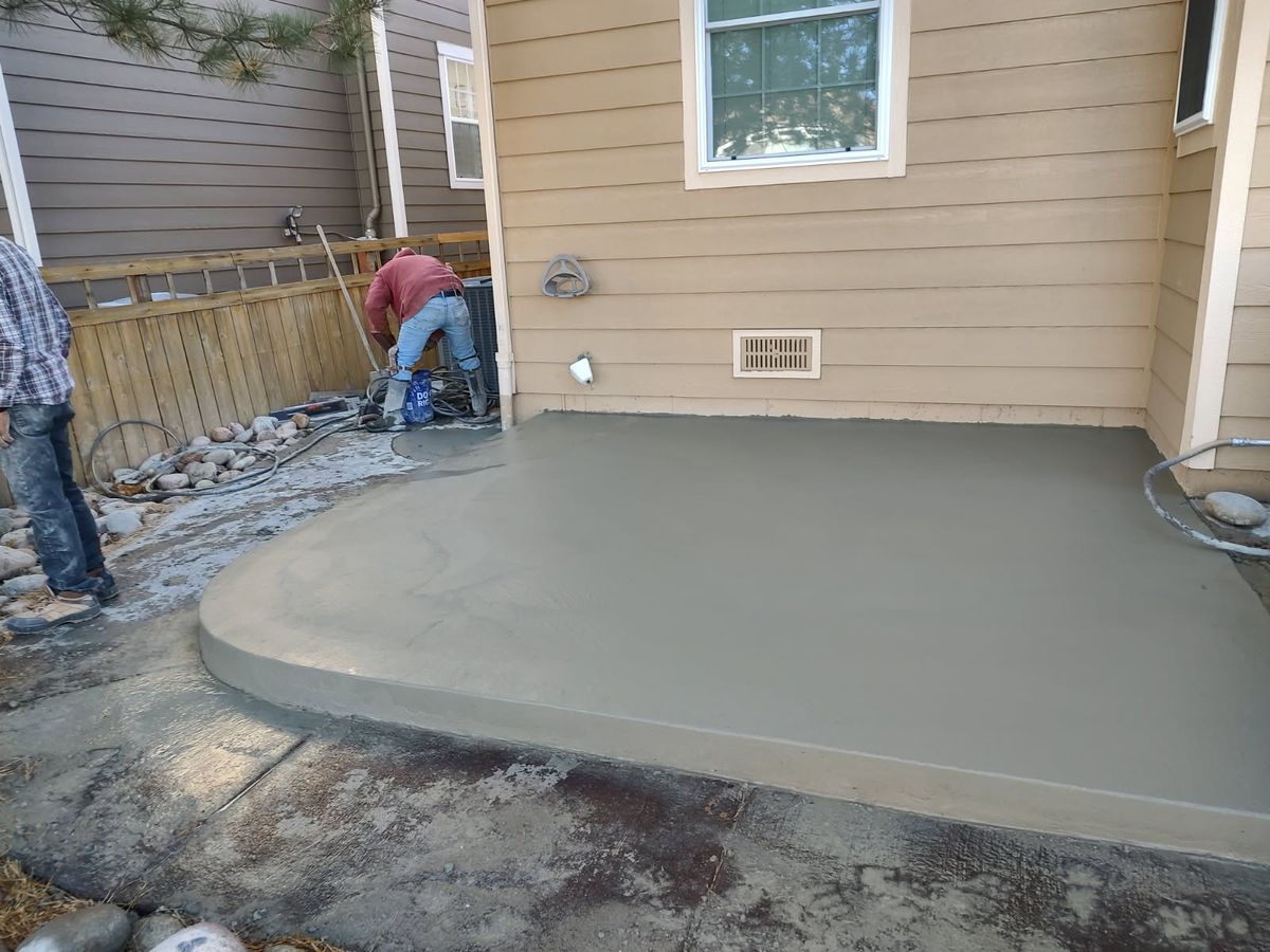 Hot Tub Slabs for J and Son Colorado Concrete in Colorado Springs, CO